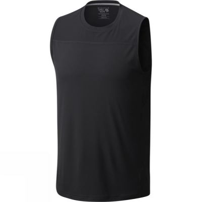 Camiseta Sin Mangas Mountain Hardwear Photon Hombre Negras - Chile EUX425983